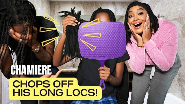 Chamiere chops off his locs ️| parents reaction! Chamiere chops off his locs ️| parents reaction!