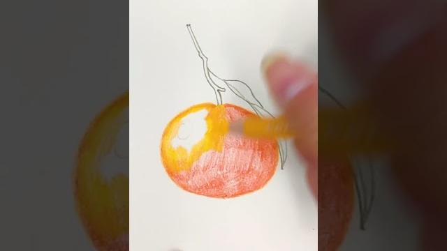 【彩鉛教學】彩鉛超詳細講解 橘子 【彩鉛教學】彩鉛超詳細講解 橘子