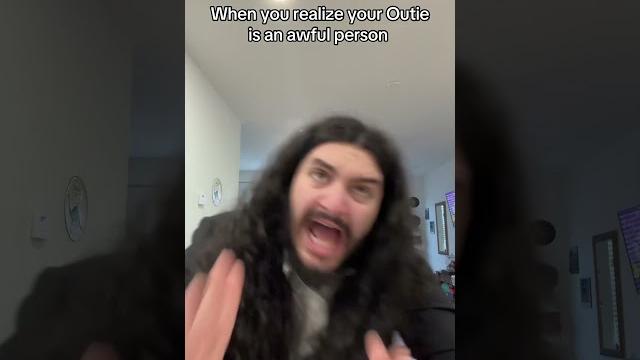 When you realize your outie is an awful person When you realize your outie is an awful person