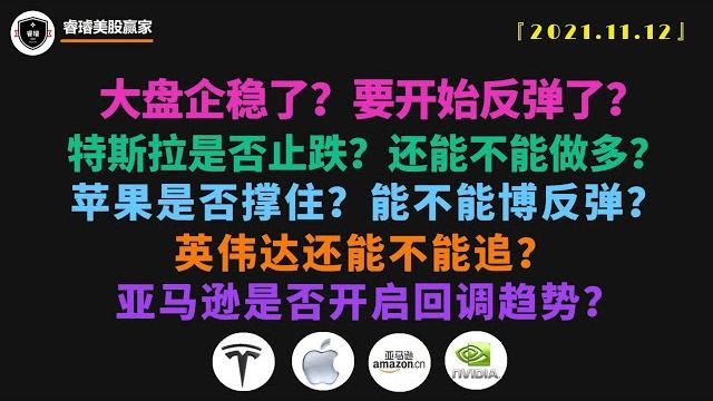 美股第169期 | 大盘企稳了?要开始反弹了?特斯拉是否止跌,还能不能做多?苹果是否撑住?能不能博反弹?英伟达还能不能追?亚马逊是否开启回调趋势? ixic/tsla/aapl/amzn/nvda 美股第169期 | 大盘企稳了?要开始反弹了?特斯拉是否止跌,还能不能做多?苹果是否撑住?能不能博反弹?英伟达还能不能追?亚马逊是否开启回调趋势? ixic/tsla/aapl/amzn/nvda