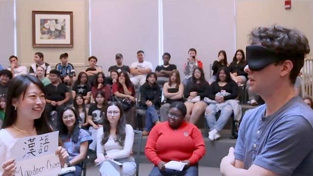 I tried speaking 12 languages blindfolded live I tried speaking 12 languages blindfolded live