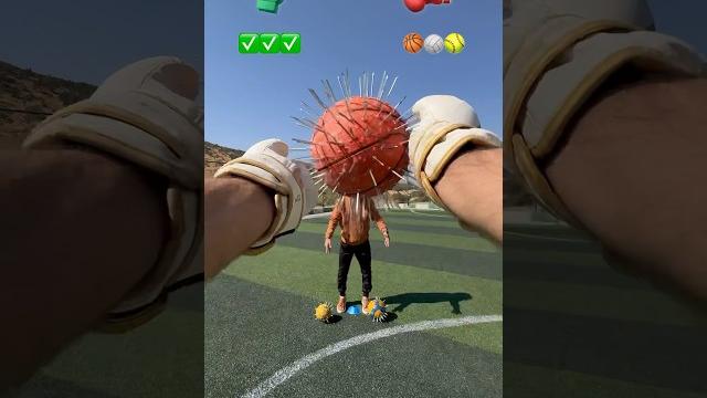 Asmr which gloves is harder to catch?#shorts #ball #asmr Asmr which gloves is harder to catch?#shorts #ball #asmr