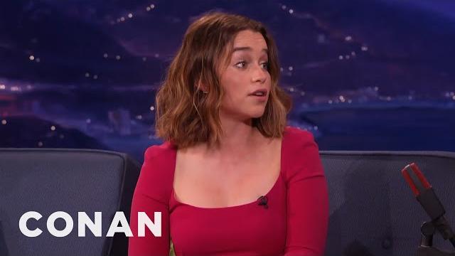 Emilia clarke on daenerys' many titles | conan on tbs Emilia clarke on daenerys' many titles | conan on tbs