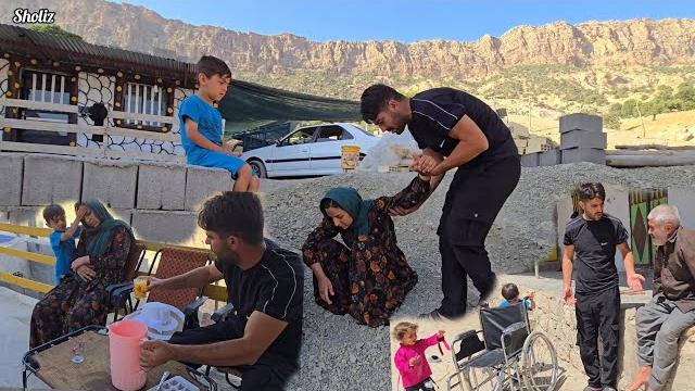 Nomadic life narges faces motherhood struggles | hamid cares for her & hussein learns colors Nomadic life narges faces motherhood struggles | hamid cares for her & hussein learns colors