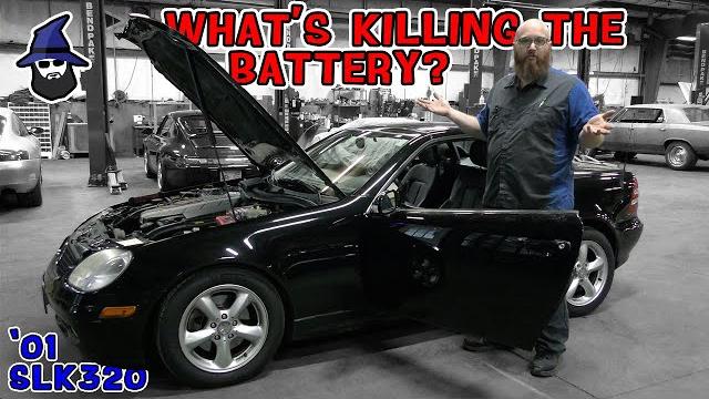 What's draining the battery on this '01 mercedes slk320? car wizard shows how to find power draws What's draining the battery on this '01 mercedes slk320? car wizard shows how to find power draws