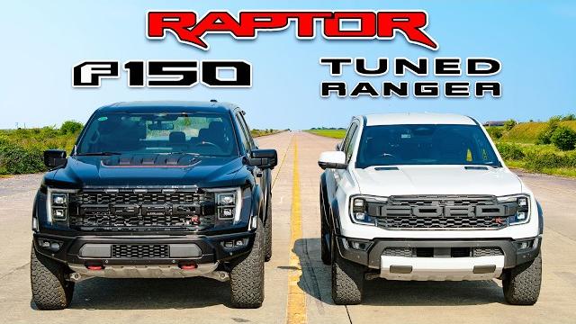 720hp f150 raptor r v tuned ranger raptor: drag race 720hp f150 raptor r v tuned ranger raptor: drag race
