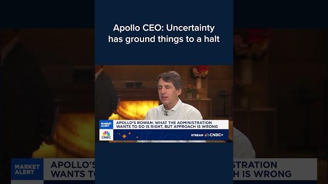 Apollo ceo: uncertainty has ground things to a halt Apollo ceo: uncertainty has ground things to a halt