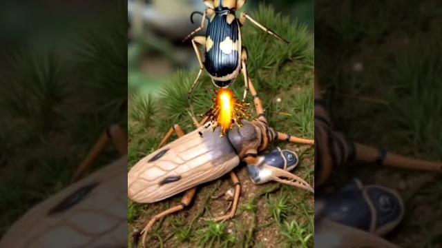 Longhorn shows off his fangs and claws with bombadier and the unexpected ending #bombardier Longhorn shows off his fangs and claws with bombadier and the unexpected ending #bombardier