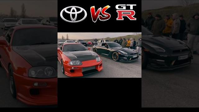 Toyota supra vs nissan gtr Toyota supra vs nissan gtr