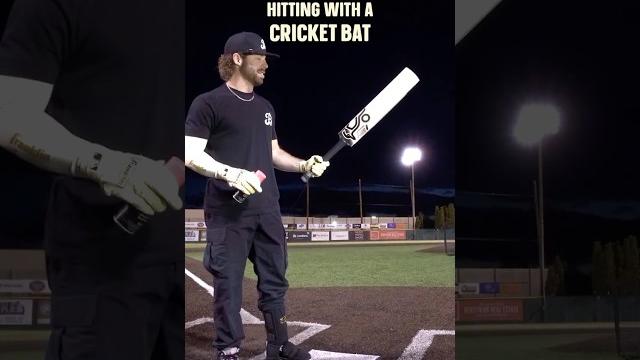 Can we hit a homer with a cricket bat? Can we hit a homer with a cricket bat?