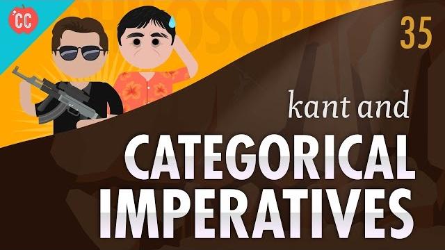 Kant & categorical imperatives: crash course philosophy #35 Kant & categorical imperatives: crash course philosophy #35