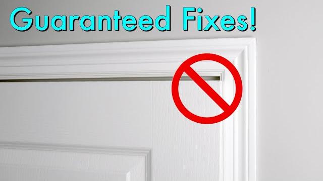 How to fix a sagging door that's rubbing or won't close!!! How to fix a sagging door that's rubbing or won't close!!!