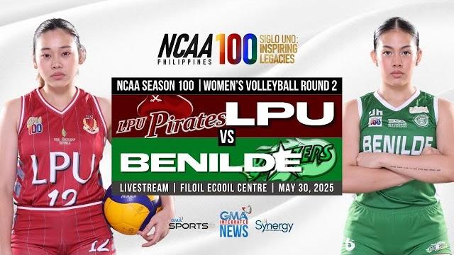 Lpu vs. dls-csb (women's volleyball round 2) | ncaa season 100 Lpu vs. dls-csb (women's volleyball round 2) | ncaa season 100