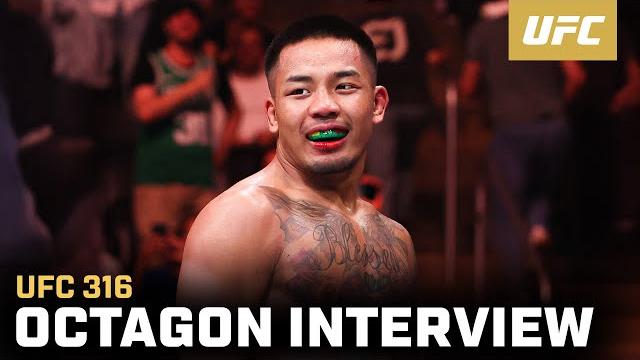 Joshua van octagon interview | ufc 316 Joshua van octagon interview | ufc 316