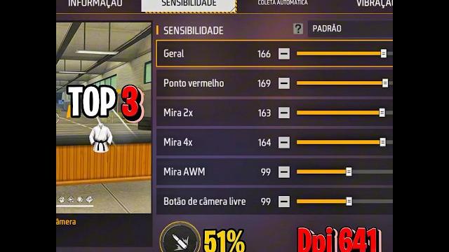 Sensi vip 1 tiro 1 capa! nova atualização! a melhor sensibilidade com e sem dpi para subir capa! Sensi vip 1 tiro 1 capa! nova atualização! a melhor sensibilidade com e sem dpi para subir capa!