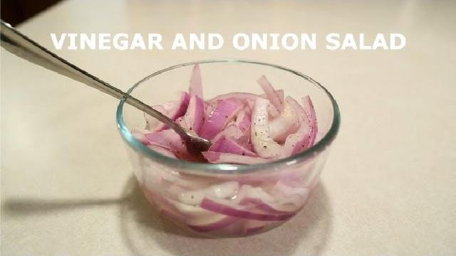 Vinegar & onion salad : salads Vinegar & onion salad : salads