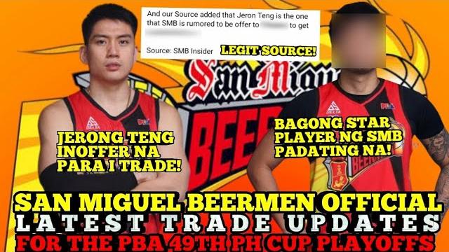 San miguel beermen official latest trade updates for pba 49th philippine cup playoffs | pba trades San miguel beermen official latest trade updates for pba 49th philippine cup playoffs | pba trades
