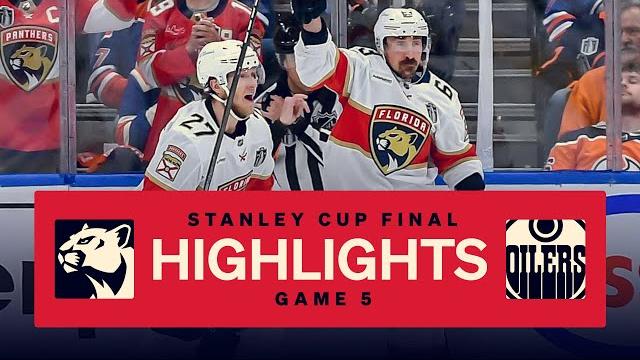 Panthers at oilers | game 5 highlights | 6.14.25 Panthers at oilers | game 5 highlights | 6.14.25