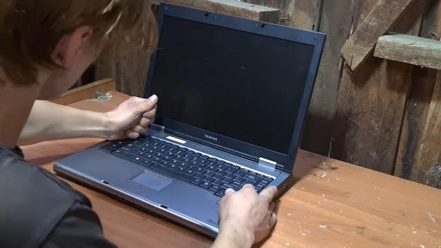 Angry office man's new year overtime laptop rage Angry office man's new year overtime laptop rage