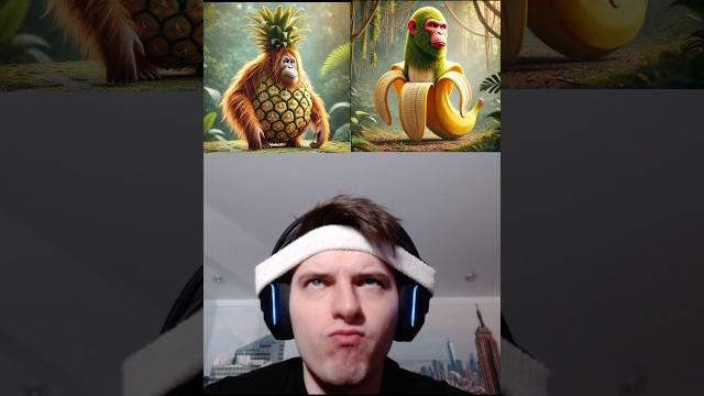 Orangutini ananasini or shimpanzini bananini Orangutini ananasini or shimpanzini bananini