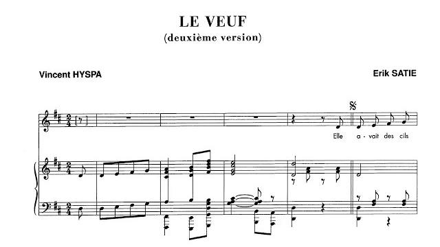 Erik satie ~1899~ le veuf Erik satie ~1899~ le veuf