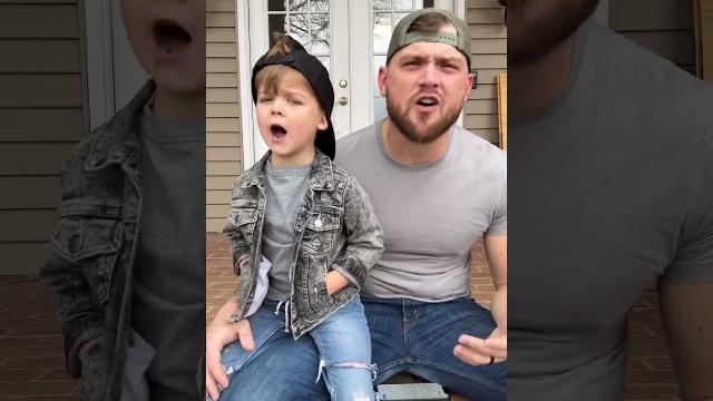 Morning routine #daddysboy #minime Morning routine #daddysboy #minime