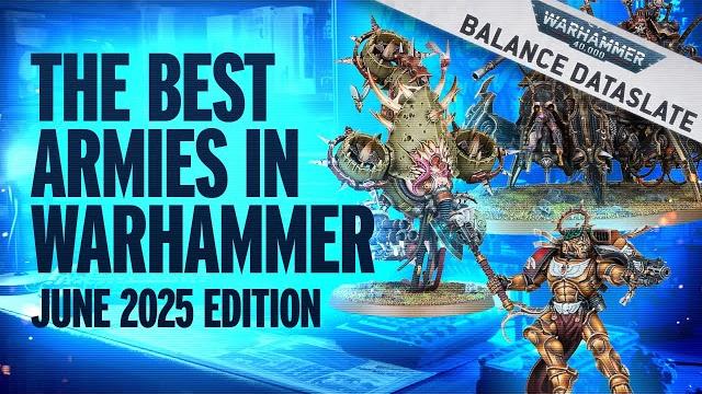 Ranking every army in warhammer 40k for the june 2025 meta! Ranking every army in warhammer 40k for the june 2025 meta!