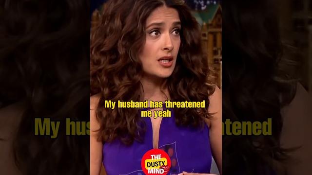 Salma hayek threatening her husband #shorts Salma hayek threatening her husband #shorts
