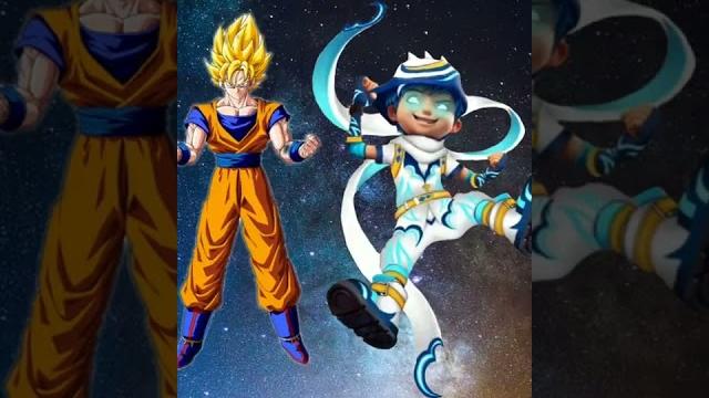 Goku vs boboiboy #boboiboy #dbs #dbz #whoisstrongest Goku vs boboiboy #boboiboy #dbs #dbz #whoisstrongest