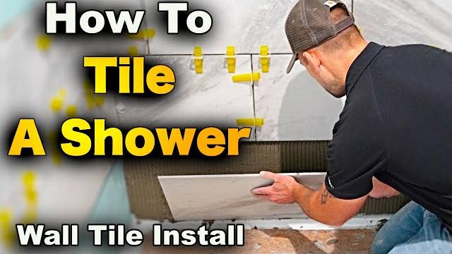 How to tile a shower pt. 2 - installing wall tiles How to tile a shower pt. 2 - installing wall tiles
