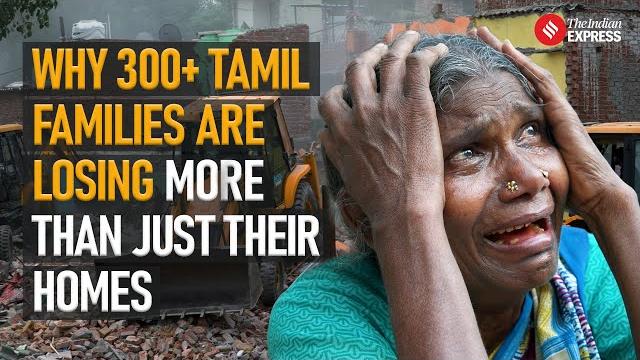 Demolition of delhi's 'madrasi camp': tamil families witness lives built over 50 years razed Demolition of delhi's 'madrasi camp': tamil families witness lives built over 50 years razed
