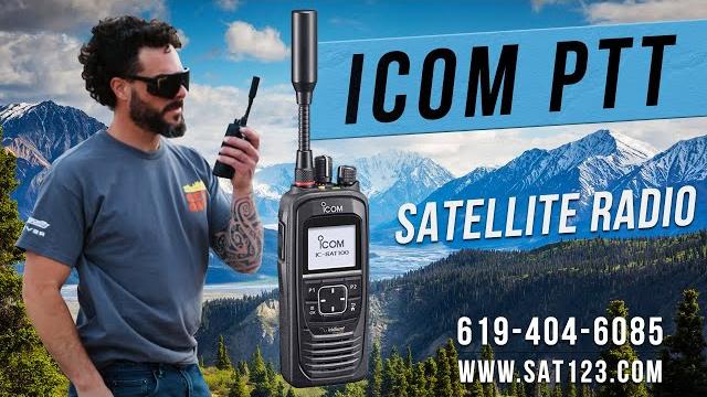 Icom ptt satellite radio - how does it work? Icom ptt satellite radio - how does it work?