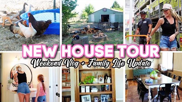 New house tour + family update + weekend vlog New house tour + family update + weekend vlog