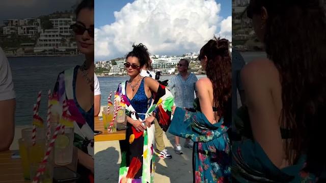 Hande doğandemir ve sinem ünsal sahilde eğleniyor Hande doğandemir ve sinem ünsal sahilde eğleniyor