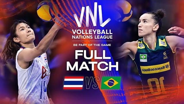 Tha vs. bra - full match | women's vnl 2023 Tha vs. bra - full match | women's vnl 2023