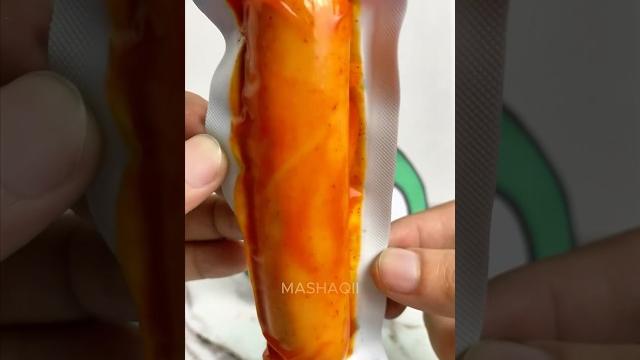 Asmr gochujang sausage #asmr #mukbang Asmr gochujang sausage #asmr #mukbang