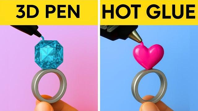 3d pen vs. hot glue diy jewelry, decor and mini crafts 3d pen vs. hot glue diy jewelry, decor and mini crafts