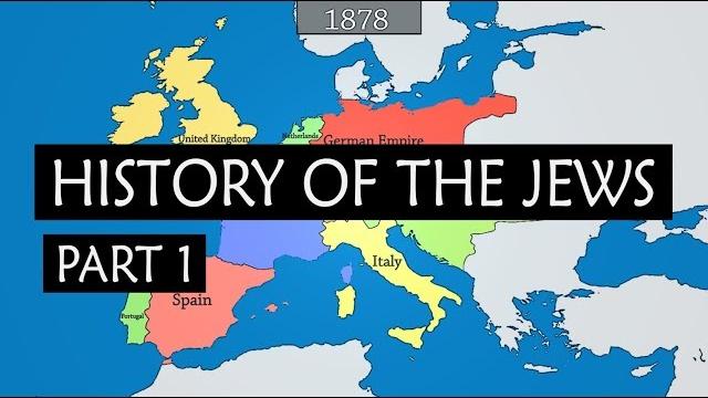 History of the jews - summary on a map History of the jews - summary on a map