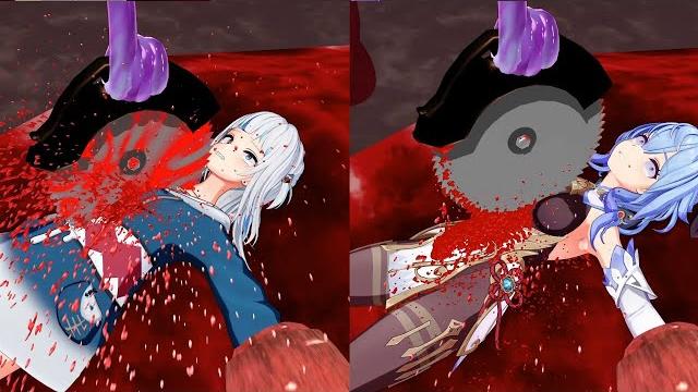 Mmd ryona execution by saw Mmd ryona execution by saw