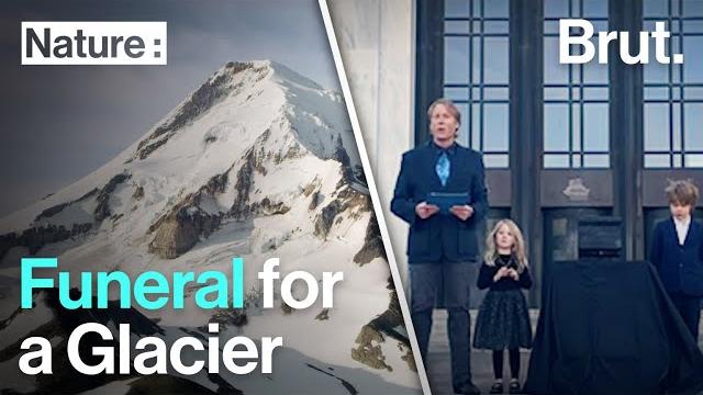 A funeral for a melted glacier in oregon A funeral for a melted glacier in oregon