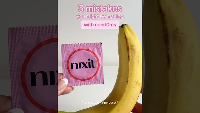 Oops! stop doing these 3 things with your condoms ️ #educational #contraception #3things Oops! stop doing these 3 things with your condoms ️ #educational #contraception #3things