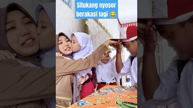 Bu guru cantik disosor terus #masasekolah Bu guru cantik disosor terus #masasekolah