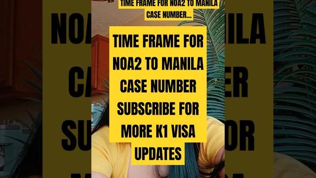 Noa2 - mnl number time frame #k1visa #noa2 #nvc #k1visajourney #usvisa #usvisaapplication #ytshorts Noa2 - mnl number time frame #k1visa #noa2 #nvc #k1visajourney #usvisa #usvisaapplication #ytshorts