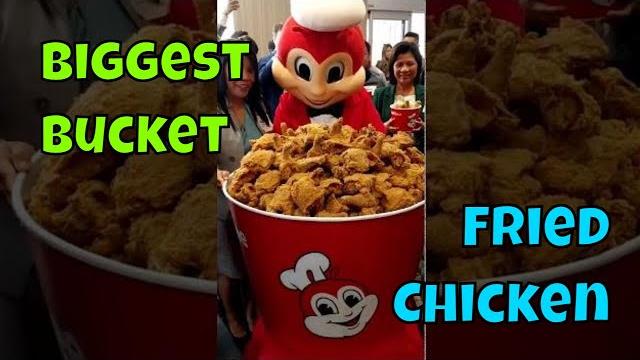 Biggest fried chicken bucket of chickenjoy at jollibee toronto! Biggest fried chicken bucket of chickenjoy at jollibee toronto!