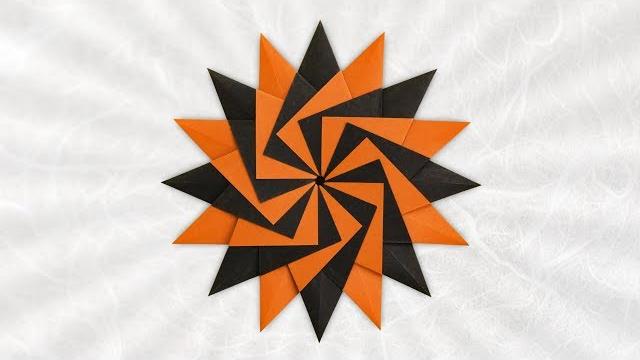 Origami mandala asteria (lidiane siqueira) Origami mandala asteria (lidiane siqueira)