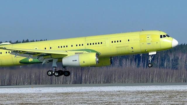 It happened - new tupolev tu-214 without camouflage. when landing not even turned reverse thrust. It happened - new tupolev tu-214 without camouflage. when landing not even turned reverse thrust.