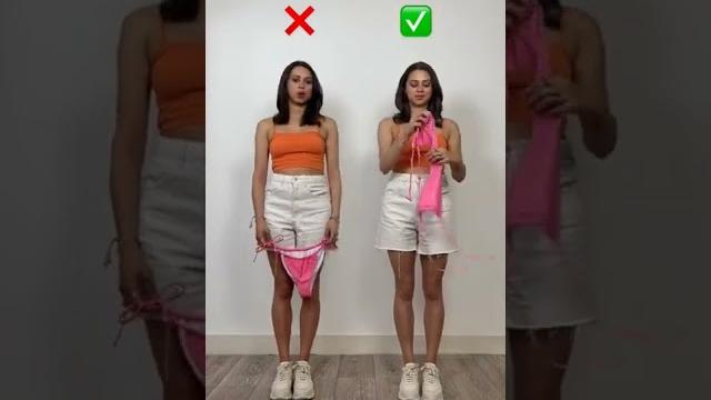 Must try easy bikini into top hack for summer! shopping link #shorts #fashion #hack #bikini #diy Must try easy bikini into top hack for summer! shopping link #shorts #fashion #hack #bikini #diy