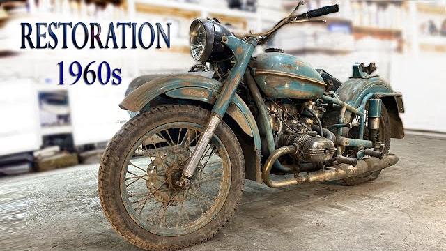 Восстановление старого мотоцикла из 1960-х | old soviet motorcycle full restoration Восстановление старого мотоцикла из 1960-х | old soviet motorcycle full restoration