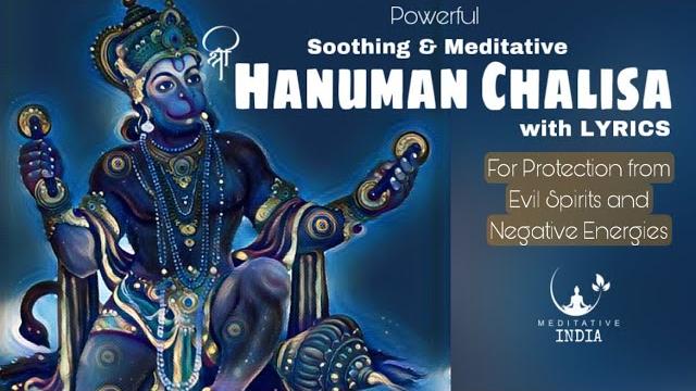 Hanuman chalisa with lyrics | soothing 1 hour hanuman mantra chanting | success, growth & protection Hanuman chalisa with lyrics | soothing 1 hour hanuman mantra chanting | success, growth & protection