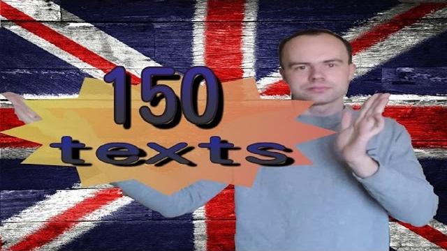 150 английских текстов. разговорный английский для начинающих. учим английский язык. уроки 150 английских текстов. разговорный английский для начинающих. учим английский язык. уроки